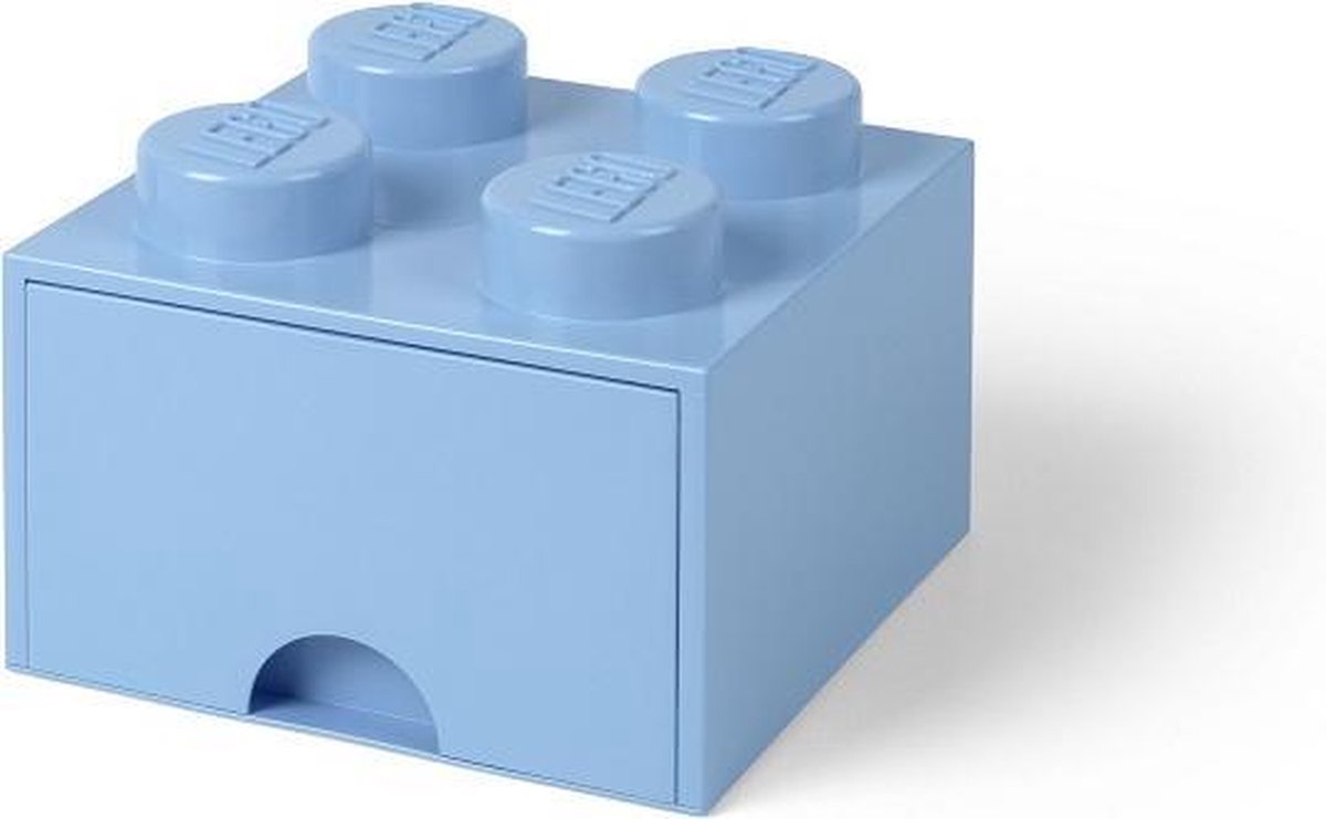 Lego 4003 Storage Brick Opberglade 2x2 Licht - Blauw