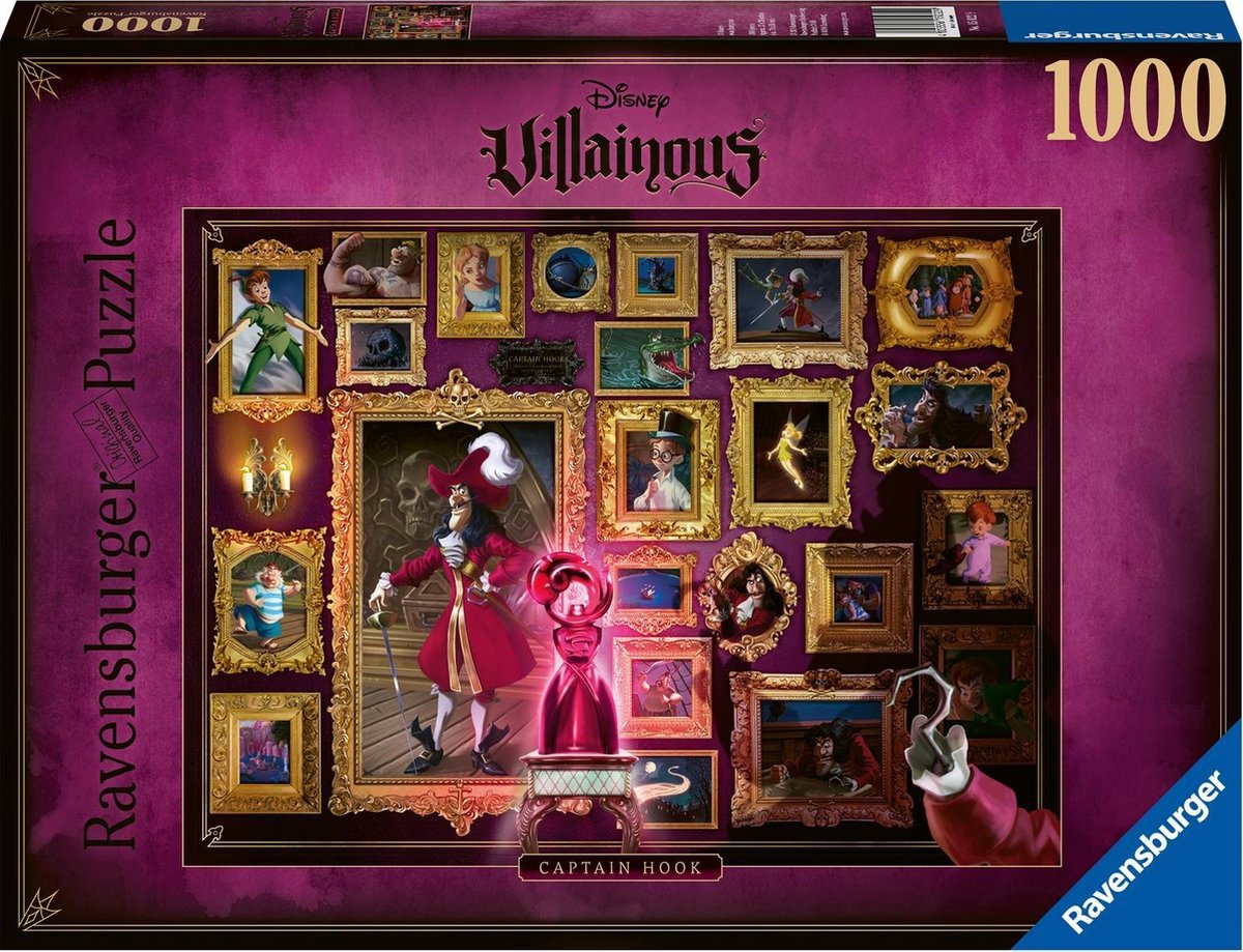 Ravensburger Puzzel - Villainous Captain Hook (1000)