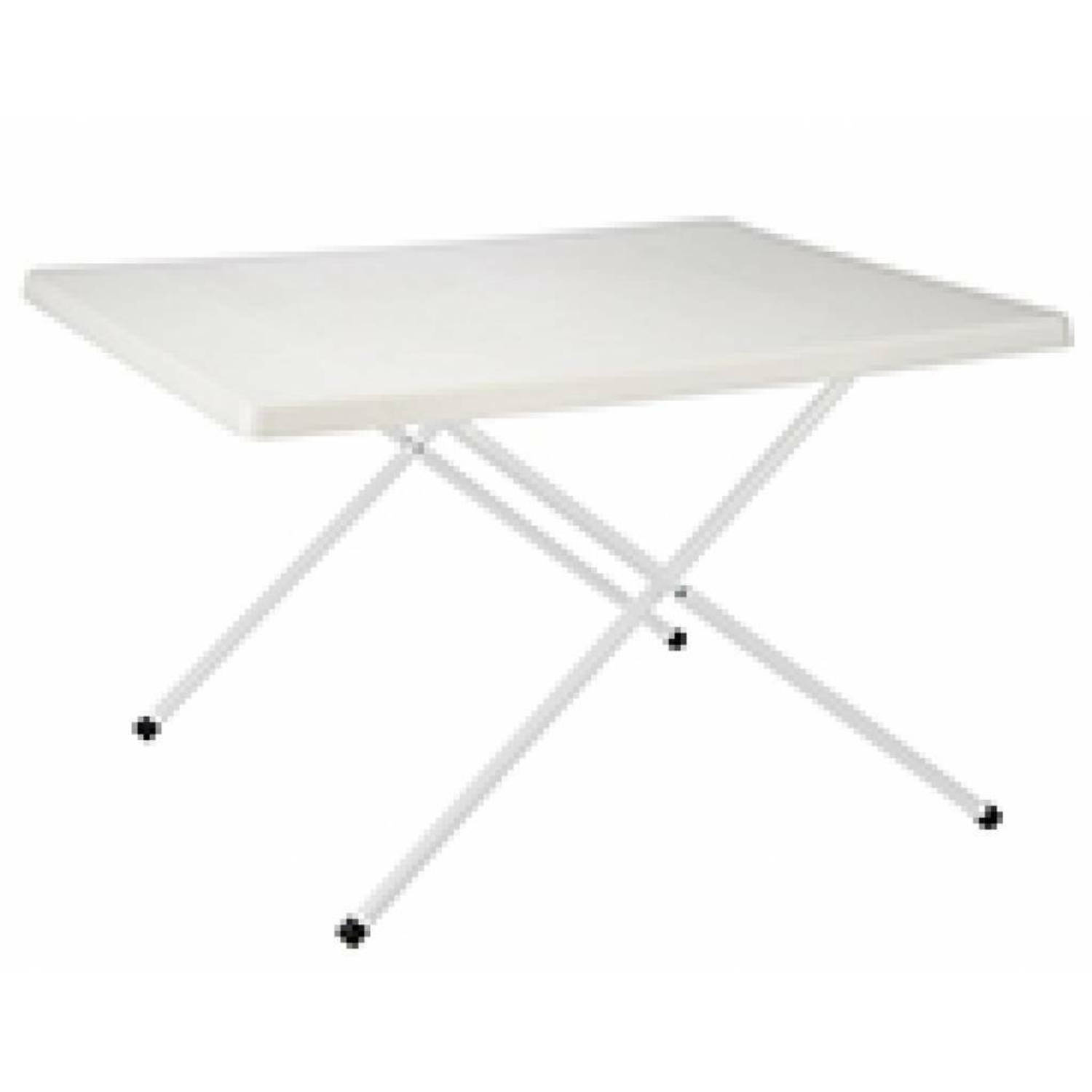 Huismerk Haushalt 60340 - Campingtafel - 80 X 60 X 51 Cm - Wit