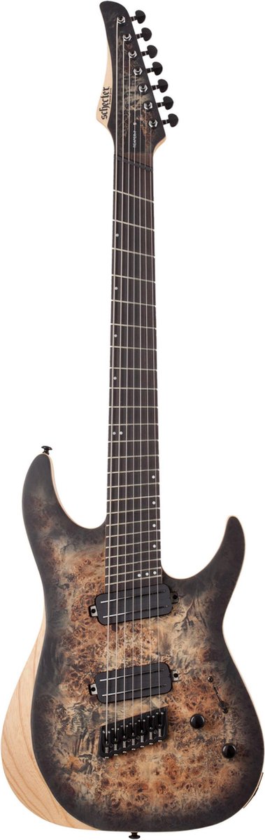 Schecter Reaper-7 Multiscale Satin Charcoal Burst