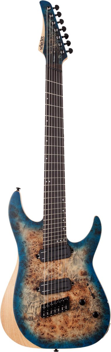 Schecter Reaper-7 Multiscale Satin Sky Burst