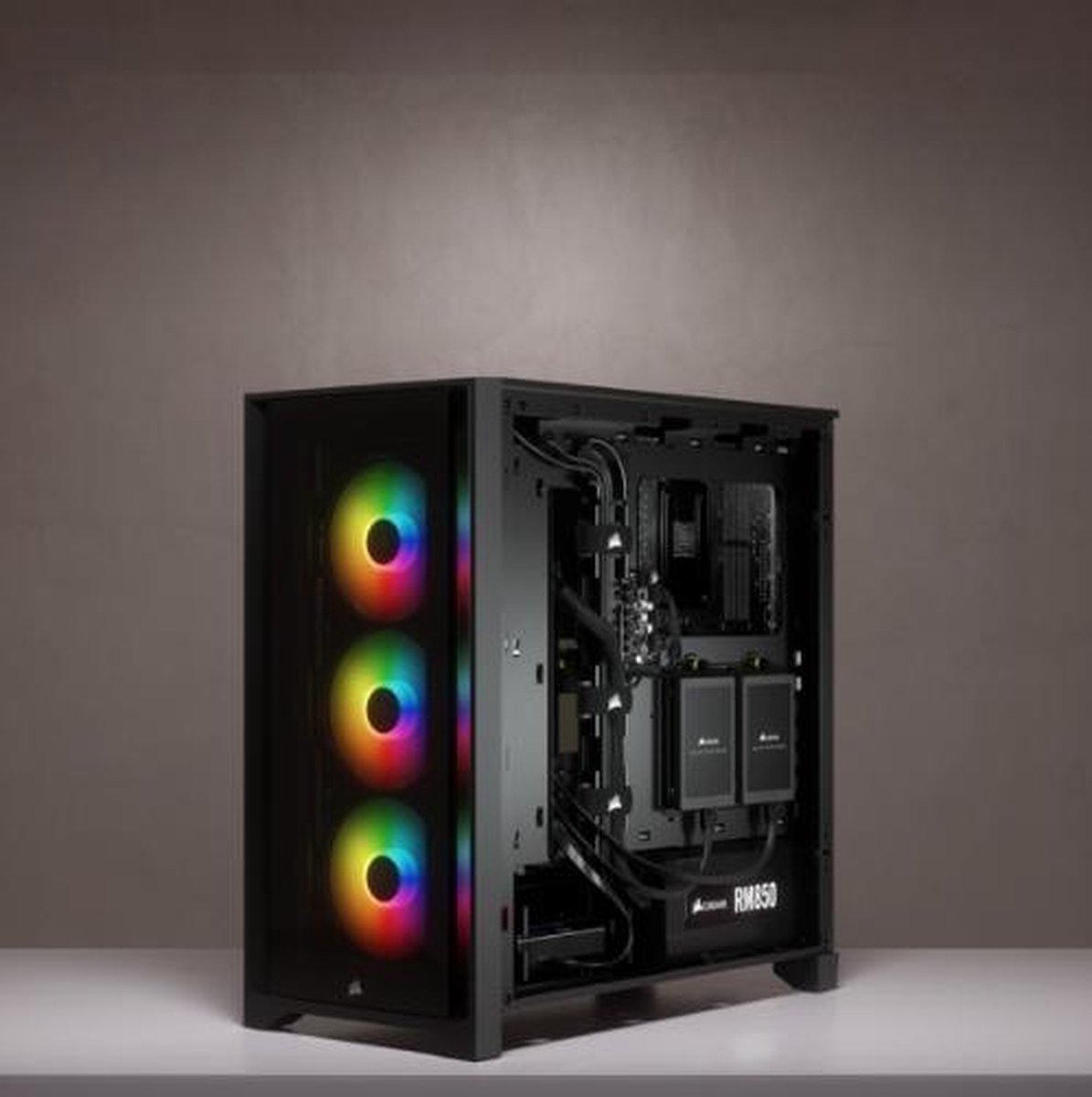 Corsair iCUE 4000X RGB Tempered Glass Mid-Tower ATX Case