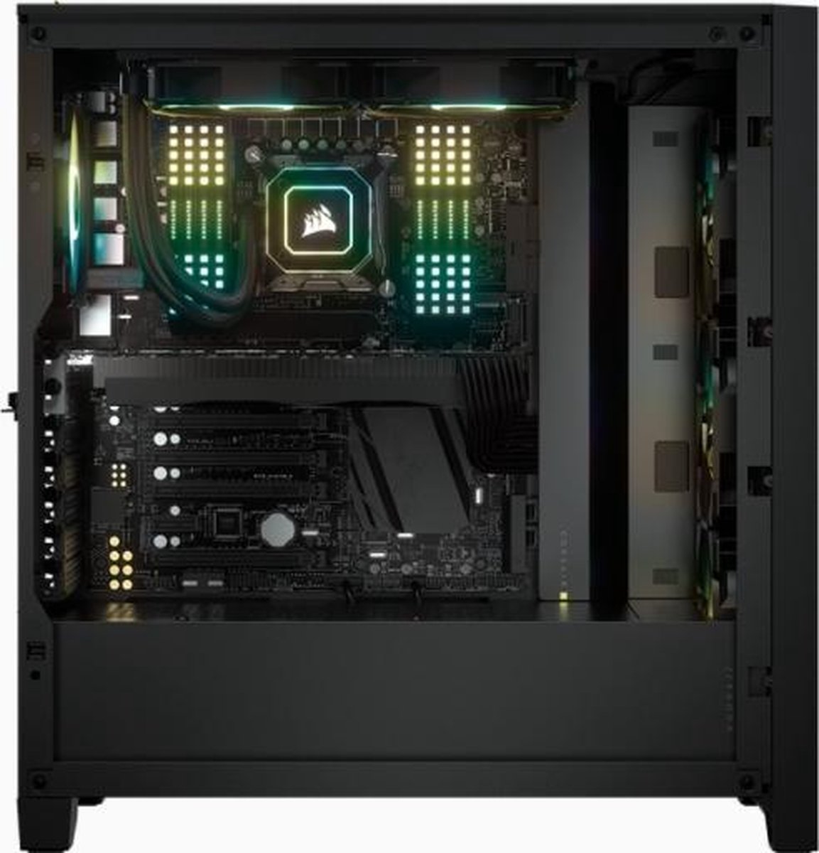 Corsair iCUE 4000X RGB Tempered Glass Mid-Tower ATX Case