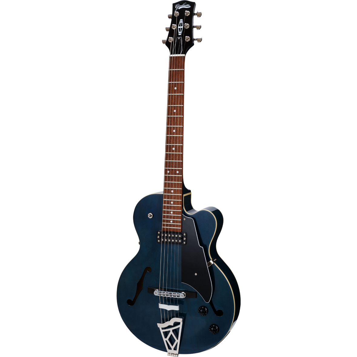 VOX Giulietta VGA-3D semi-akoestische gitaar met modelling transparant blauw