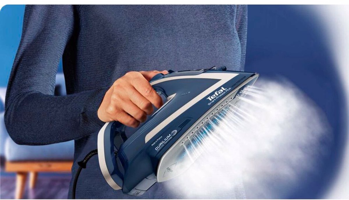 Tefal FV6872 Smart Protect Plus - Blauw