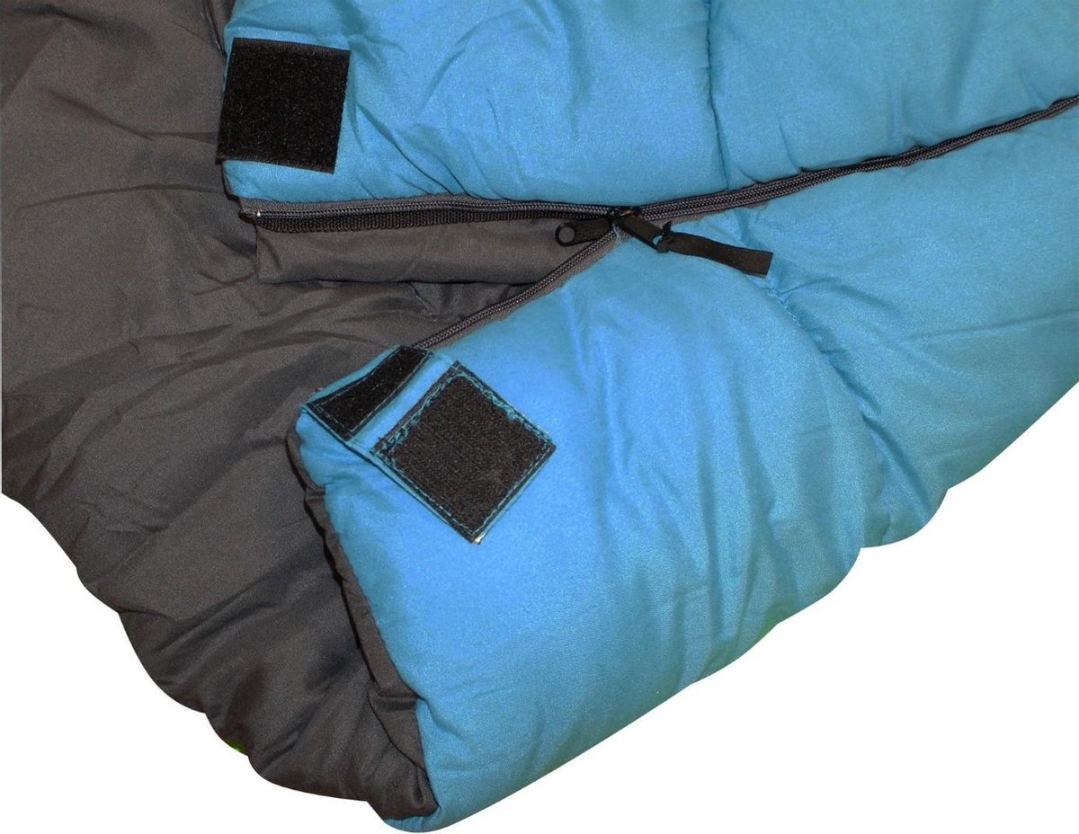 Eurotrail Slaapzak Alaska Deken/Donkergrijs - Petrol