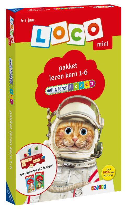 Uitgeverij Zwijsen Loco mini veilig leren lezen pakket lezen kern 1-6