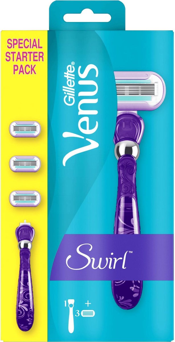 Gillette Venus Scheermesje Swirl Razor - 2 navulmesjes
