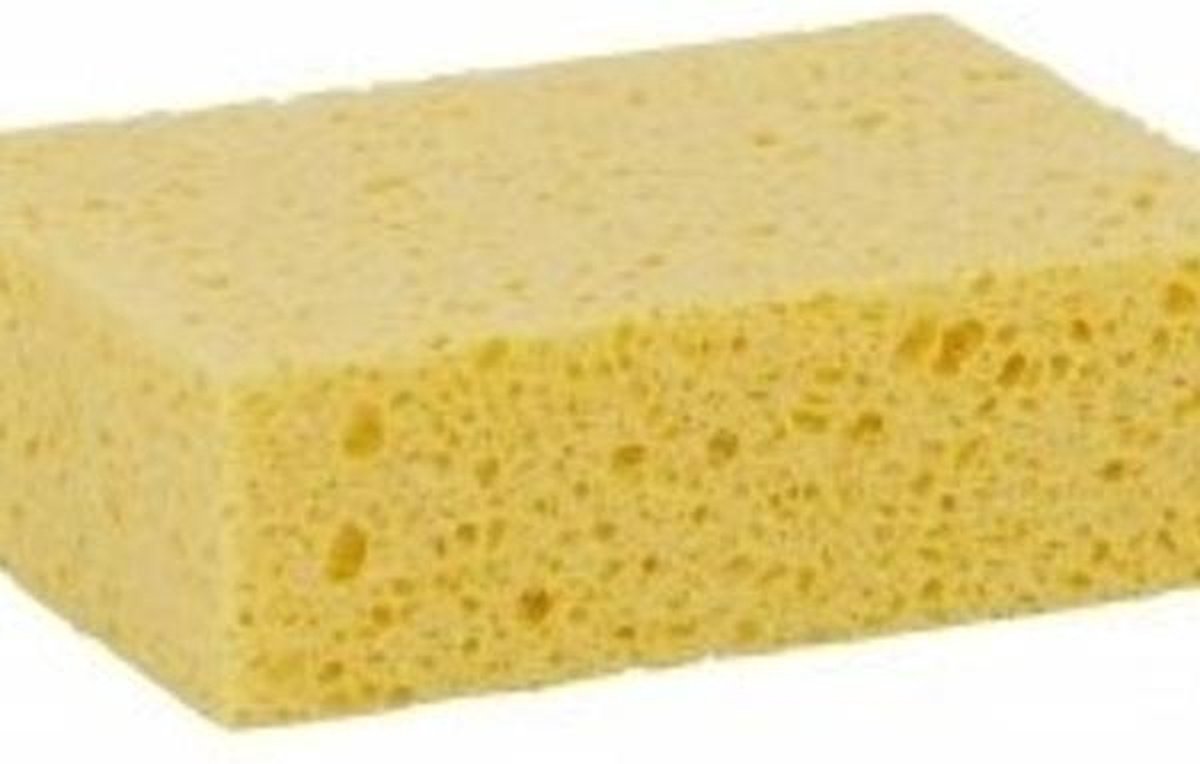 Betra Huishoudspons - Viscose Groot - Geel