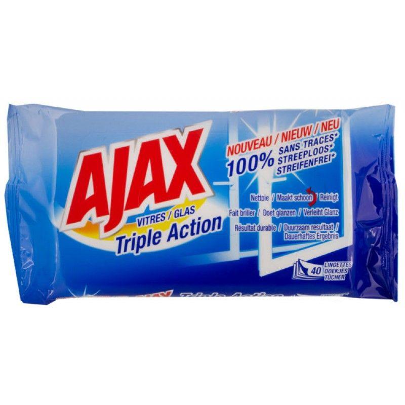 Ajax Ruitenwasdoekjes 20 stuks