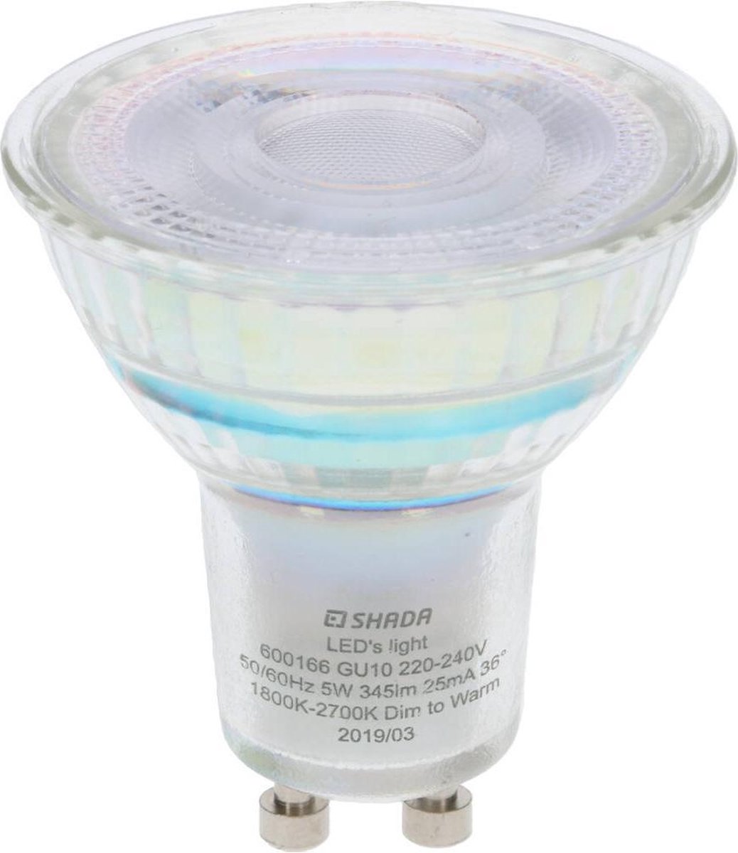 LED&apos;s Light Spot Dim2Warm GU10 345lm 5W - 2700/1800K