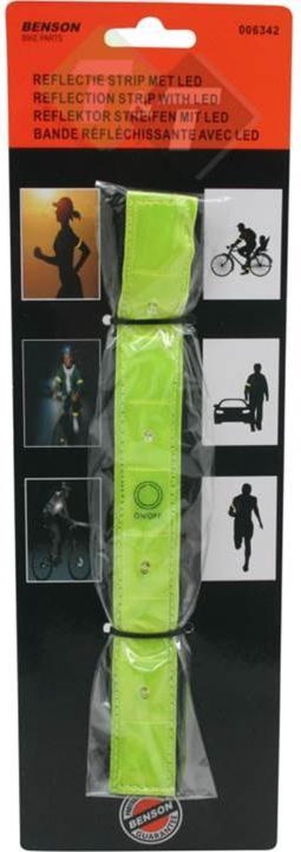 Huismerk Reflectie Veiligheidsband - Incl. LED