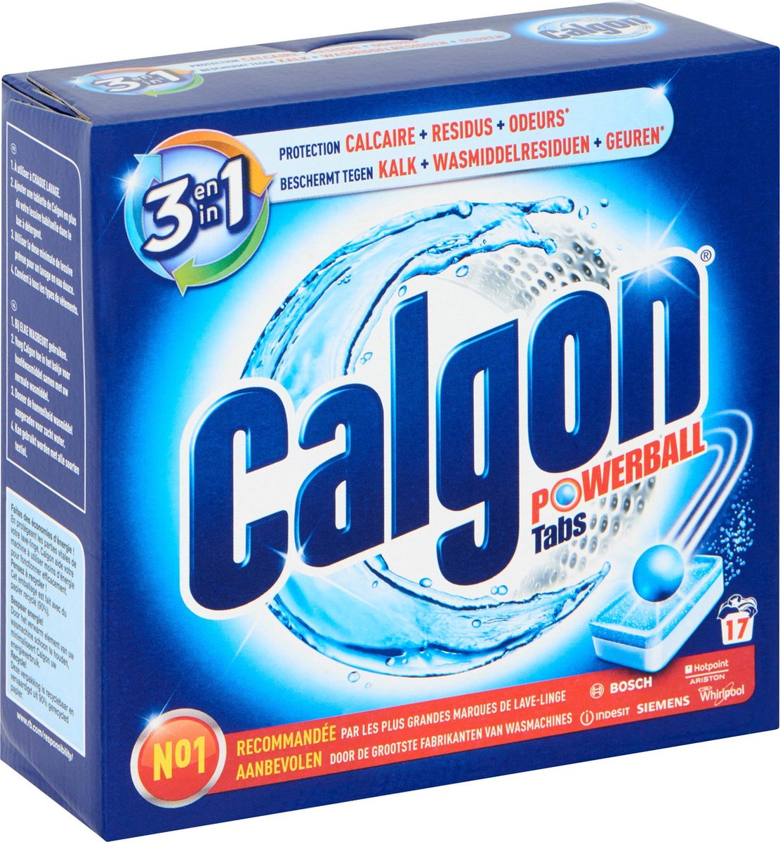 Calgon 2 in 1 Vaatwas Tabs - 17 stuks