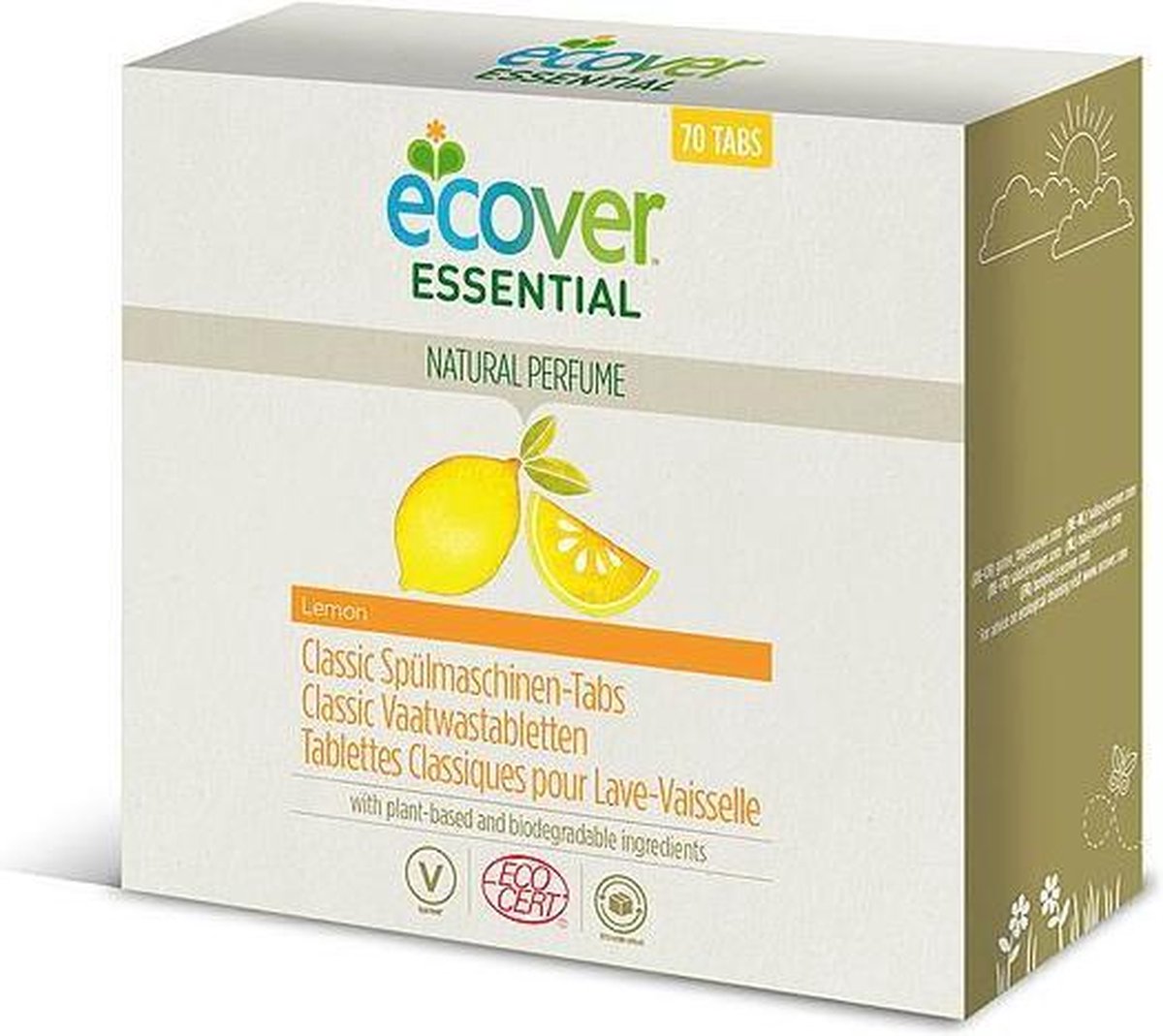 Ecover Vaatwastabletten Essential Citroen - 70 Stuks