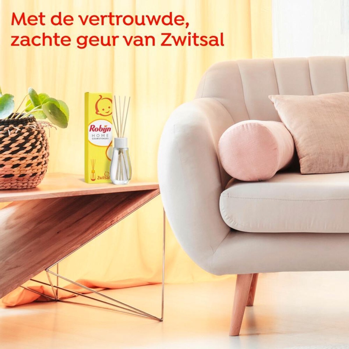 Robijn Home Geurstokjes Zwitsal - 45 ml