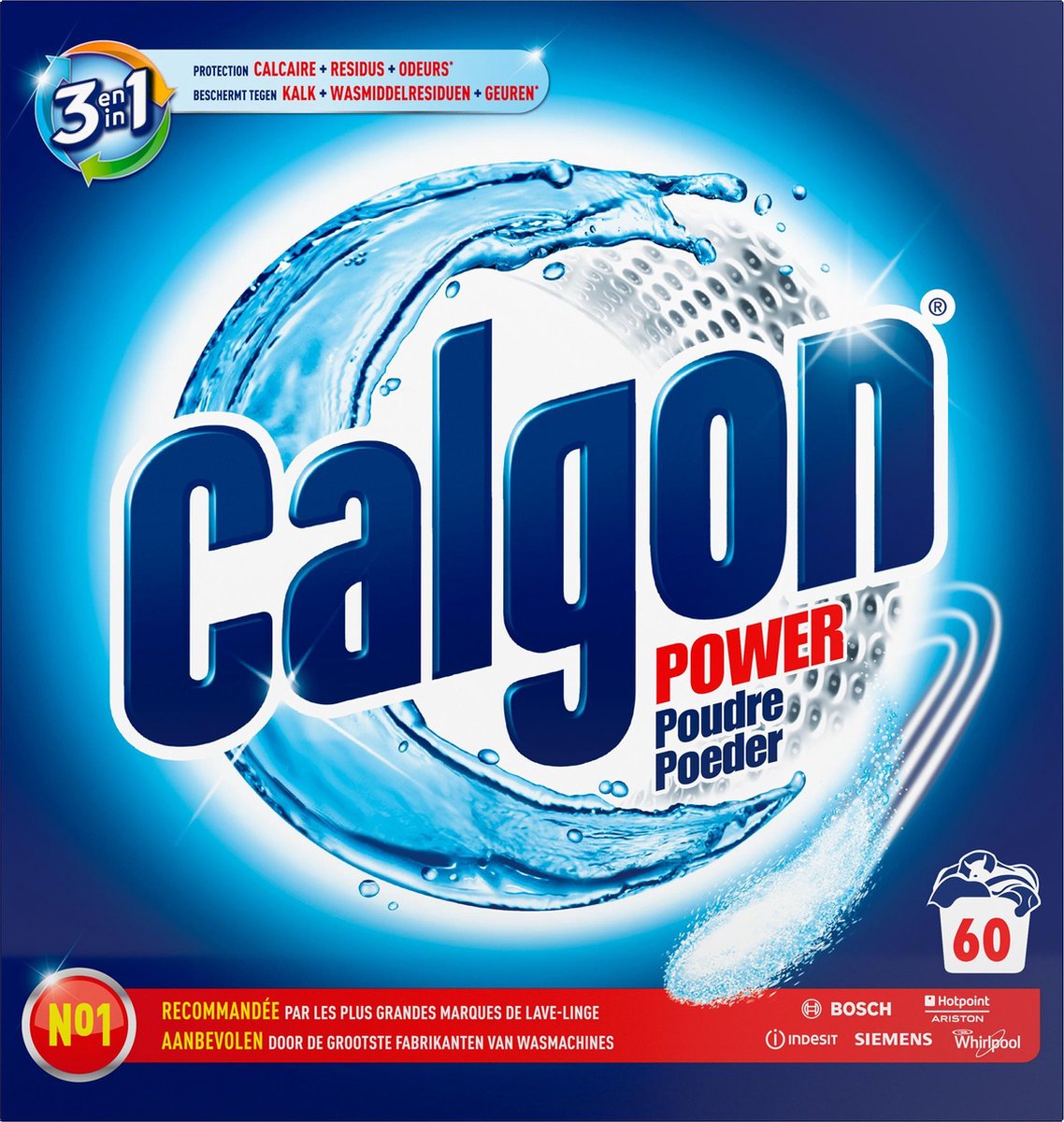 Calgon Ontkalkingspoeder voor Wasmachines - 60 wasbeurten