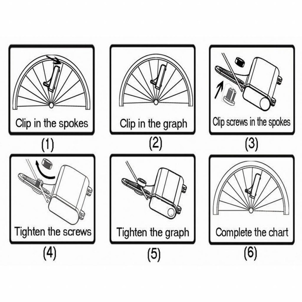 Huismerk Fietswiel Verlichting - LED