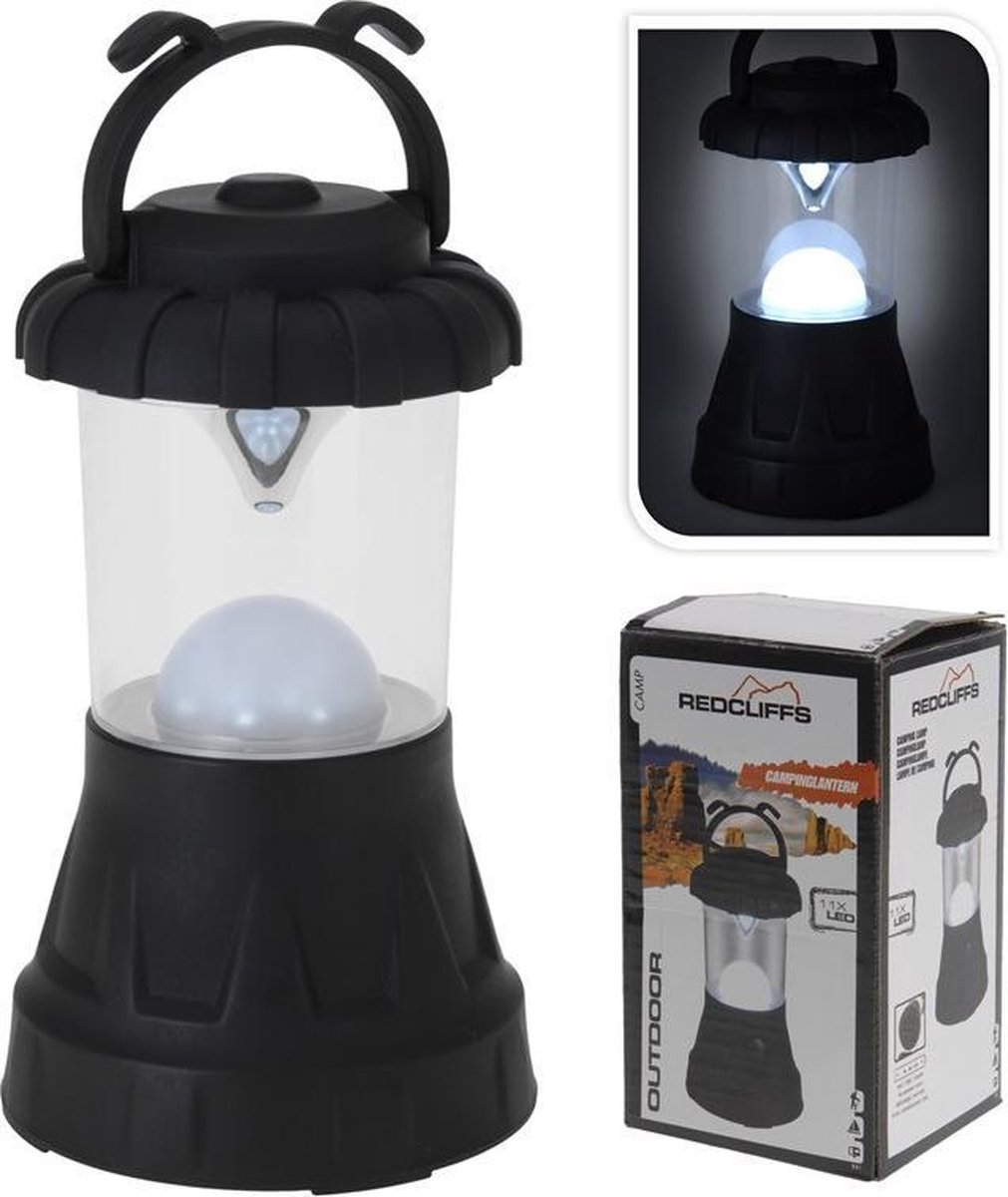 Huismerk Premium Campinglamp - 11 LED - Zwart