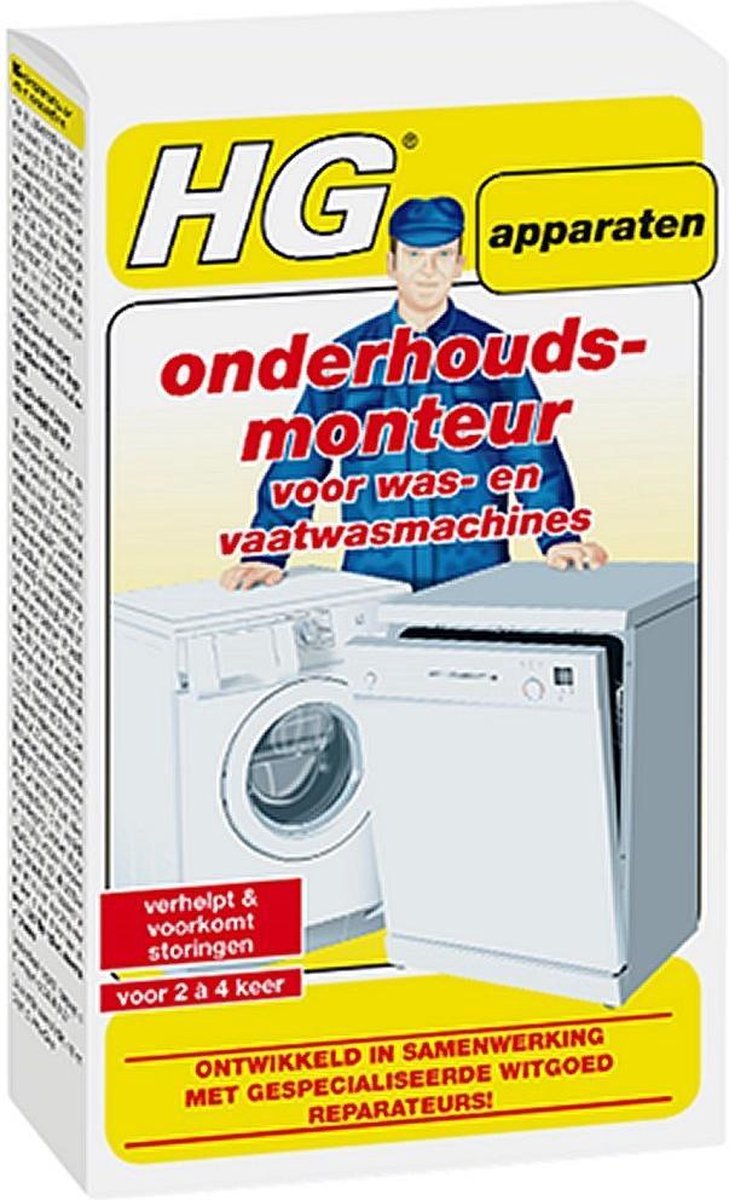 Hg Onderhoudsmonteur Voor Was- En Vaatwasmachines - 200 ml