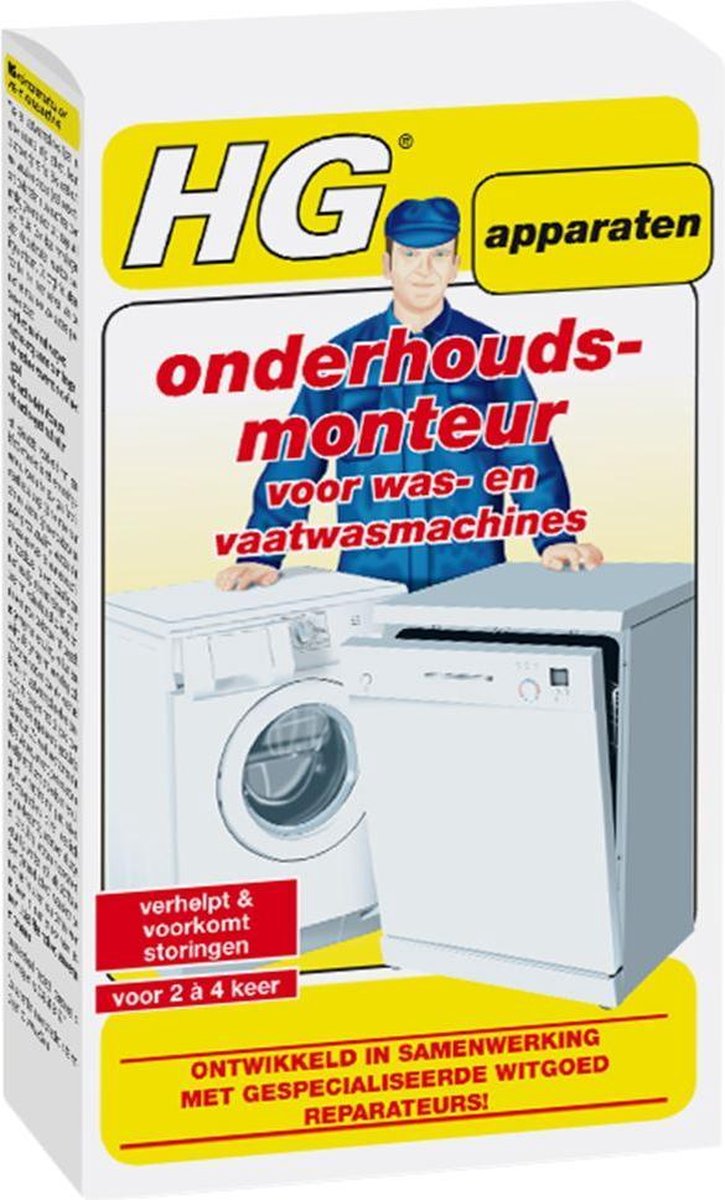 Hg Onderhoudsmonteur Voor Was- En Vaatwasmachines - 200 ml