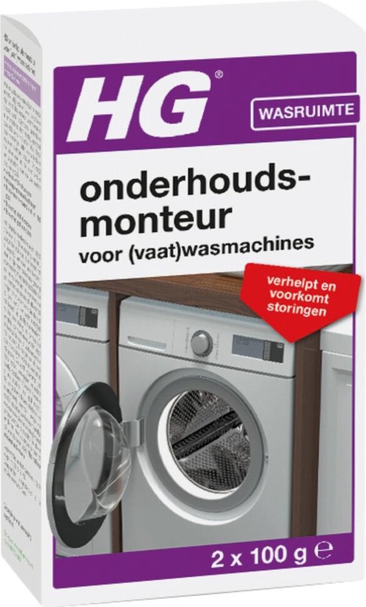 Hg Onderhoudsmonteur Voor Was- En Vaatwasmachines - 200 ml
