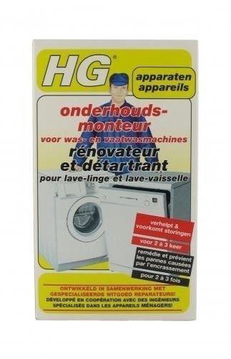 Hg Onderhoudsmonteur Voor Was- En Vaatwasmachines - 200 ml