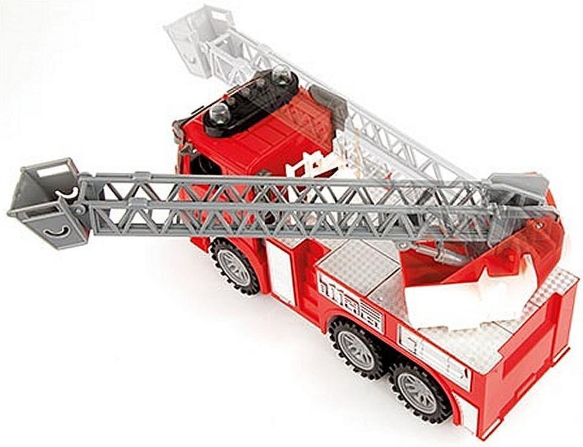 Huismerk Toi-toys Brandweerwagen Met Verkeerslichten - 58 cm - Rood