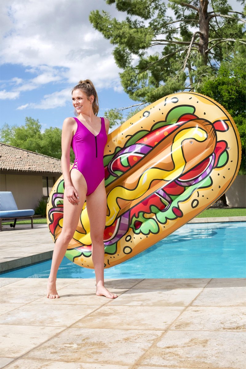 Bestway Luchtbed Hotdog - 190 x 109 cm