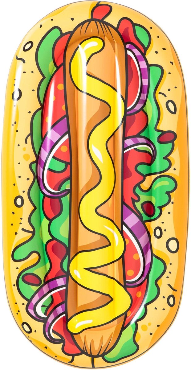 Bestway Luchtbed Hotdog - 190 x 109 cm