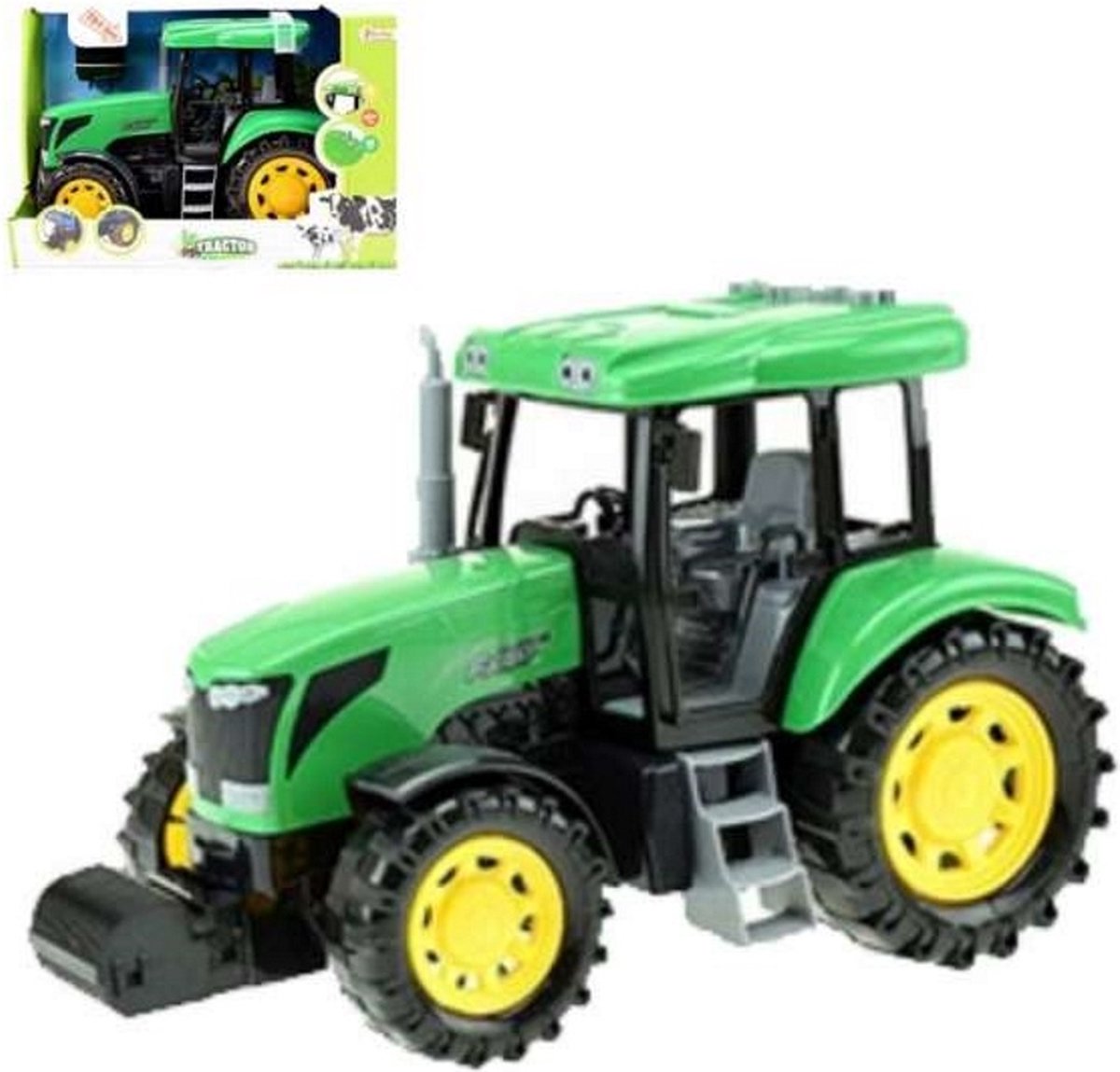Toi-Toys Tractor Frictie - 31 Cm - Groen