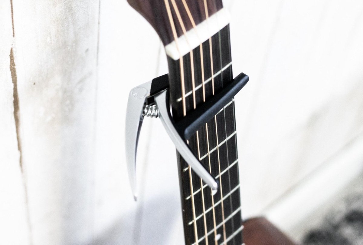 G7th Nashville Steel String capo voor 6-snarige gitaar - Silver