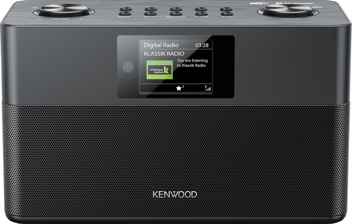 JVC Kenwood CR-ST80DAB-B - Zwart