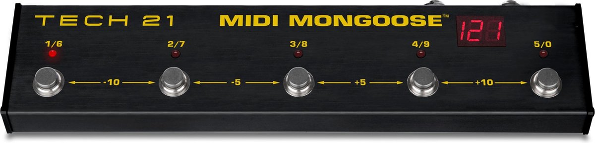 MIDI Mongoose MIDI voetcontroller