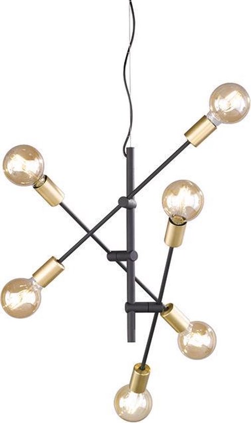 Trendhopper Hanglamp Cross - Zwart