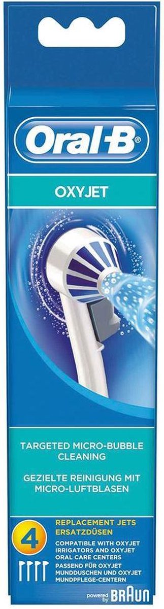 Oral B Oxyjet opzetstukken (4 stuks) - Wit