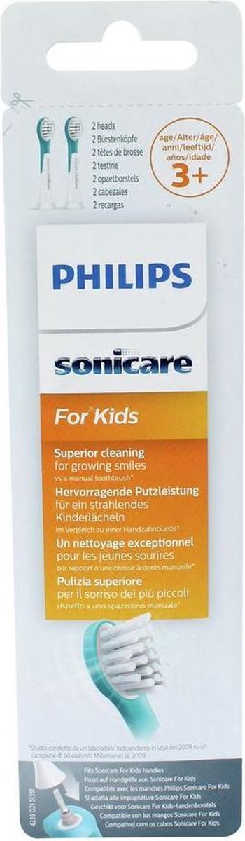 Philips Sonicare for Kids HX6032/33 (2 stuks) - Wit