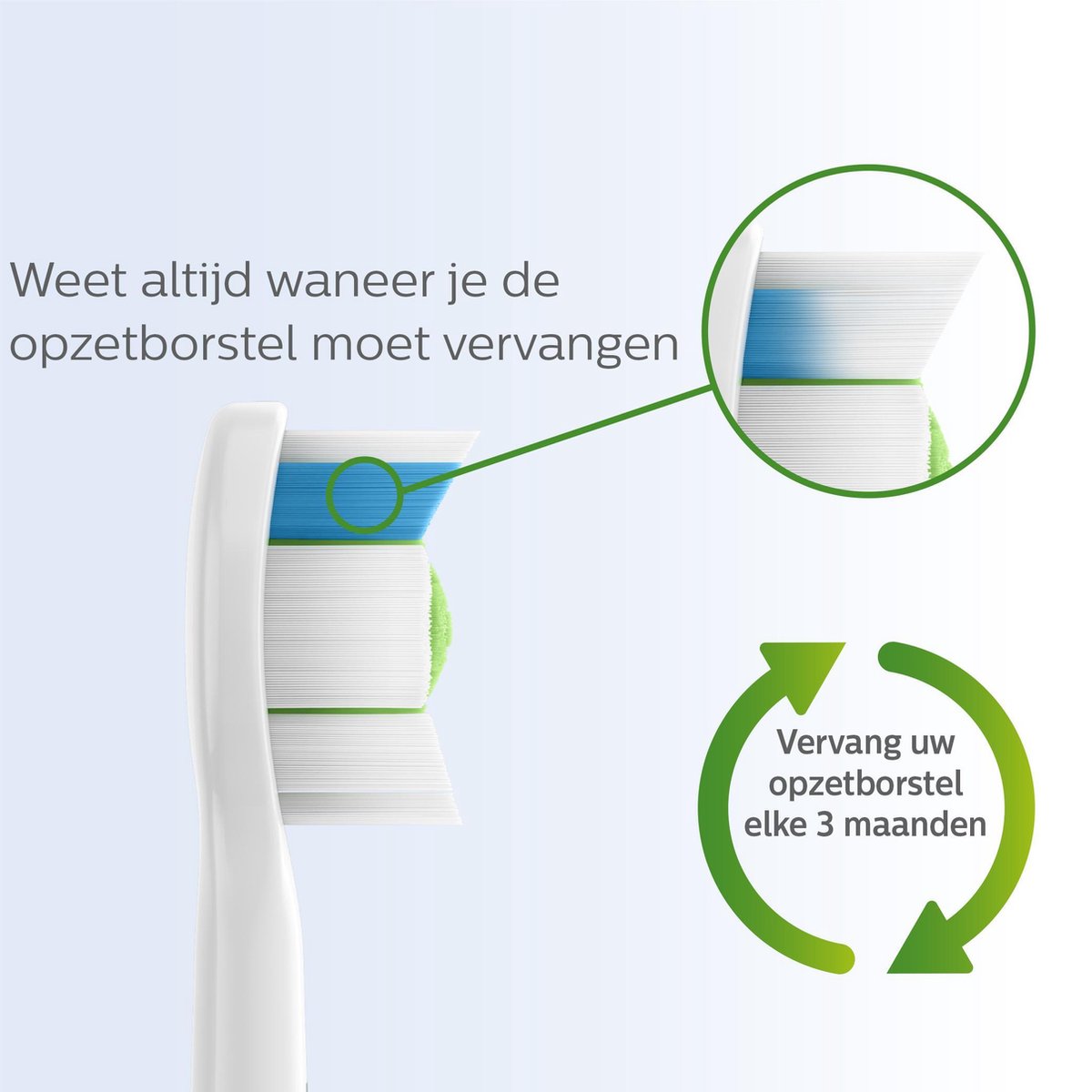 Philips Sonicare Optimal White Standaard HX6064/10 (4 stuks) - Wit