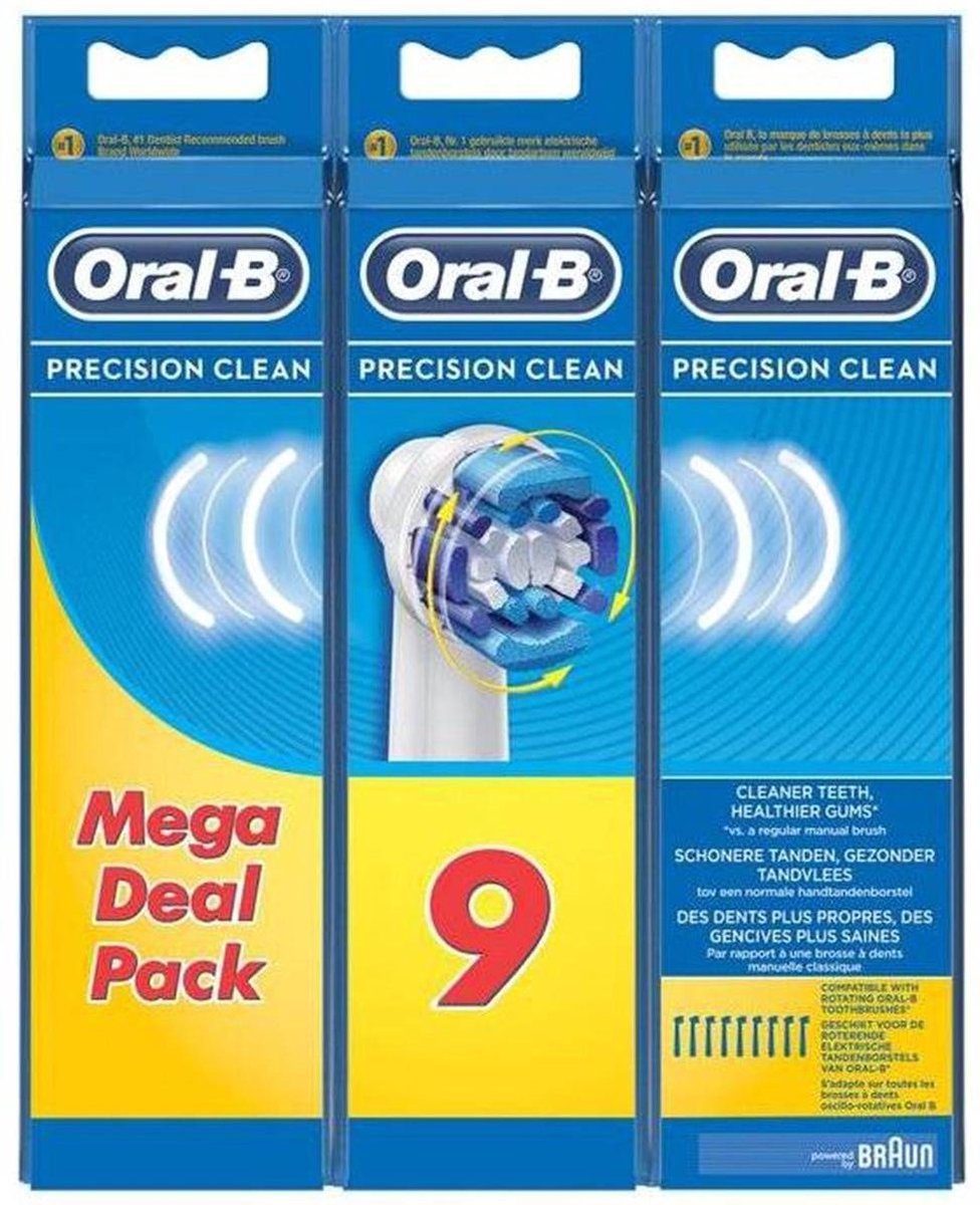 Oral B Precision Clean - 6 + 3 stuks - Opzetborstels