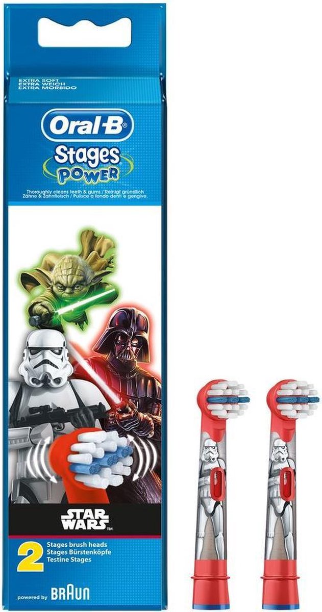 Oral B Stages Power Opzetborstels Star Wars 2 Stuks