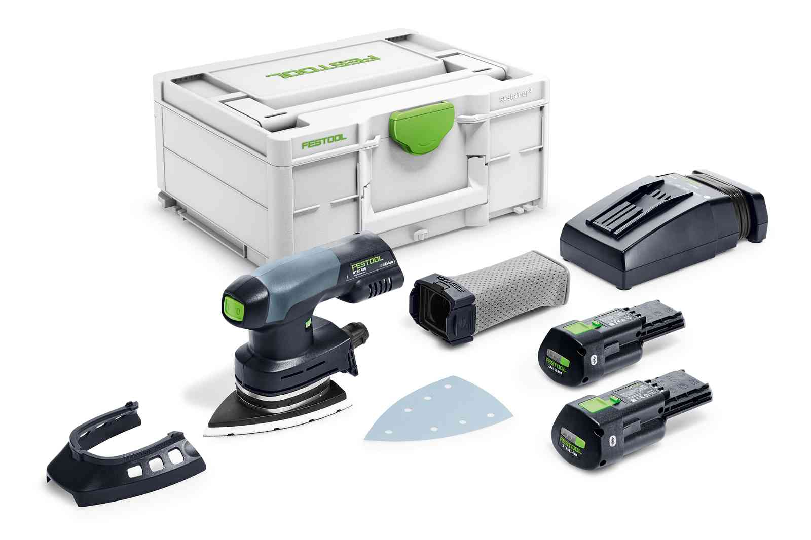 Festool DTSC 400 3,1 I-Plus | Accu-deltaschuurmachine | Inc. accu&apos;s & lader