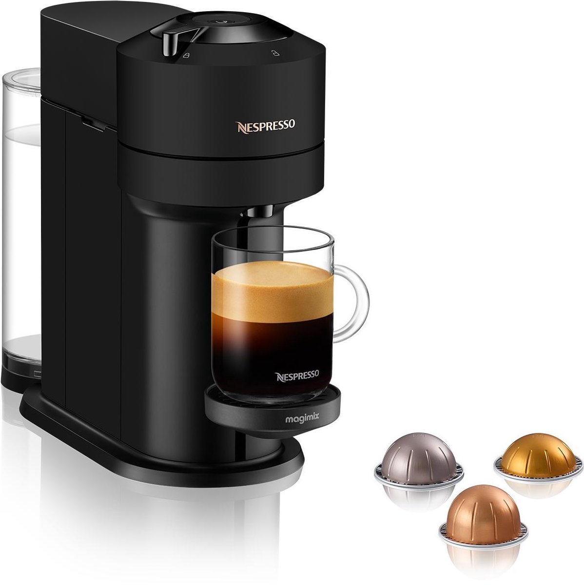 Magimix Nespresso Vertuo Next Mat - Zwart