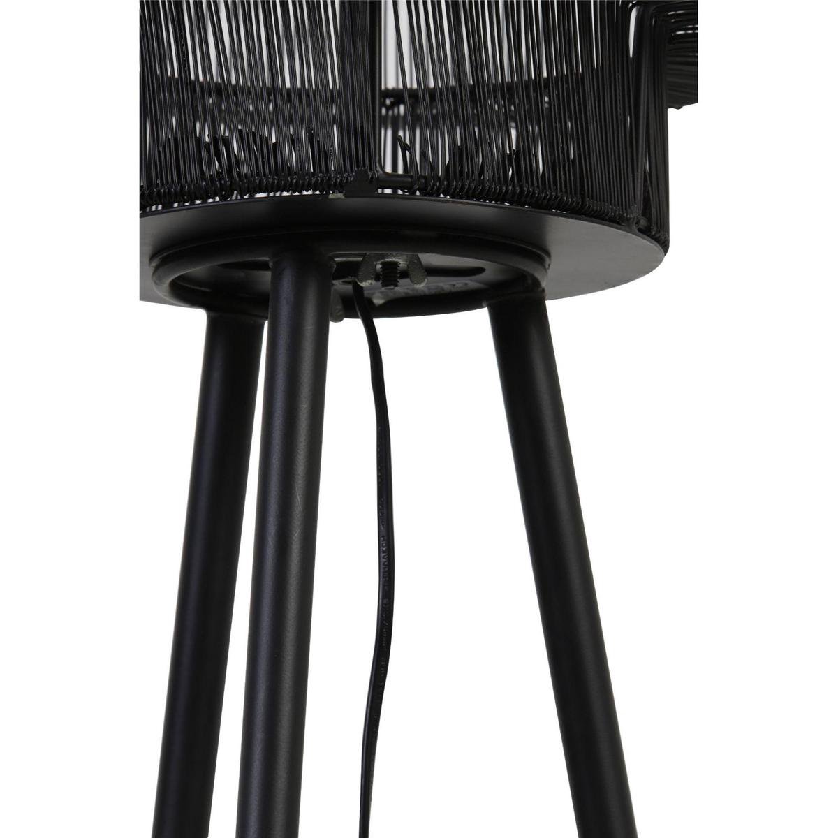 Light & Living Light & Living - Light & Living Gruaro Vloerlamp Ø32 X 150 Cm - Zw - Zwart