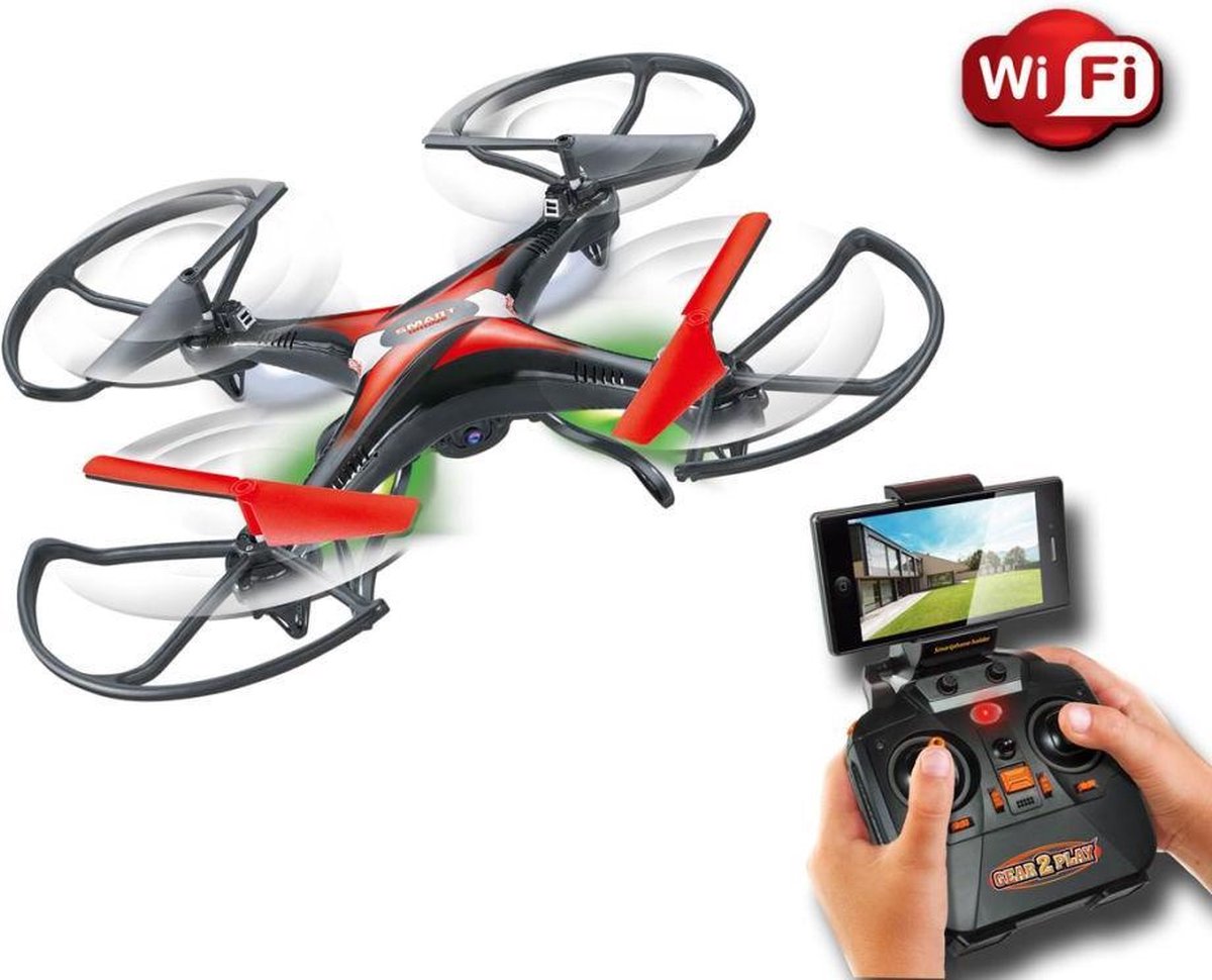 GEAR2PLAY Smart Drone - Zwart