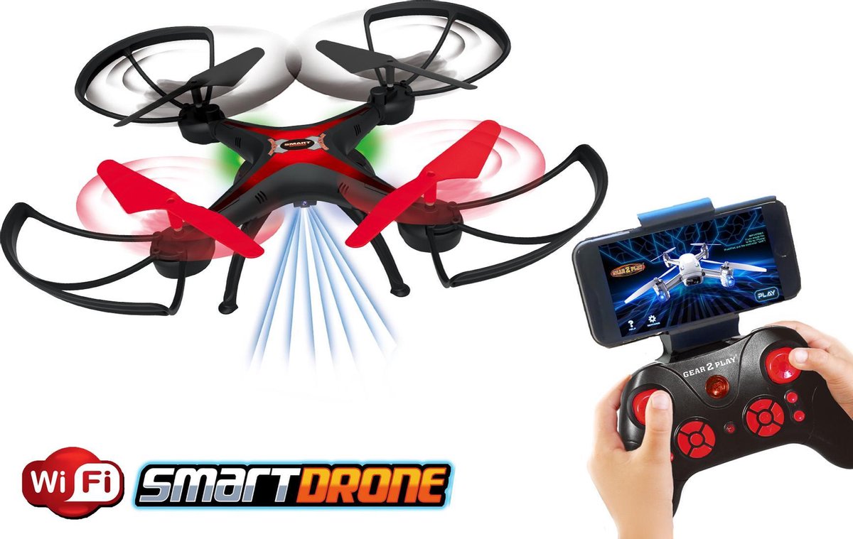GEAR2PLAY Smart Drone - Zwart