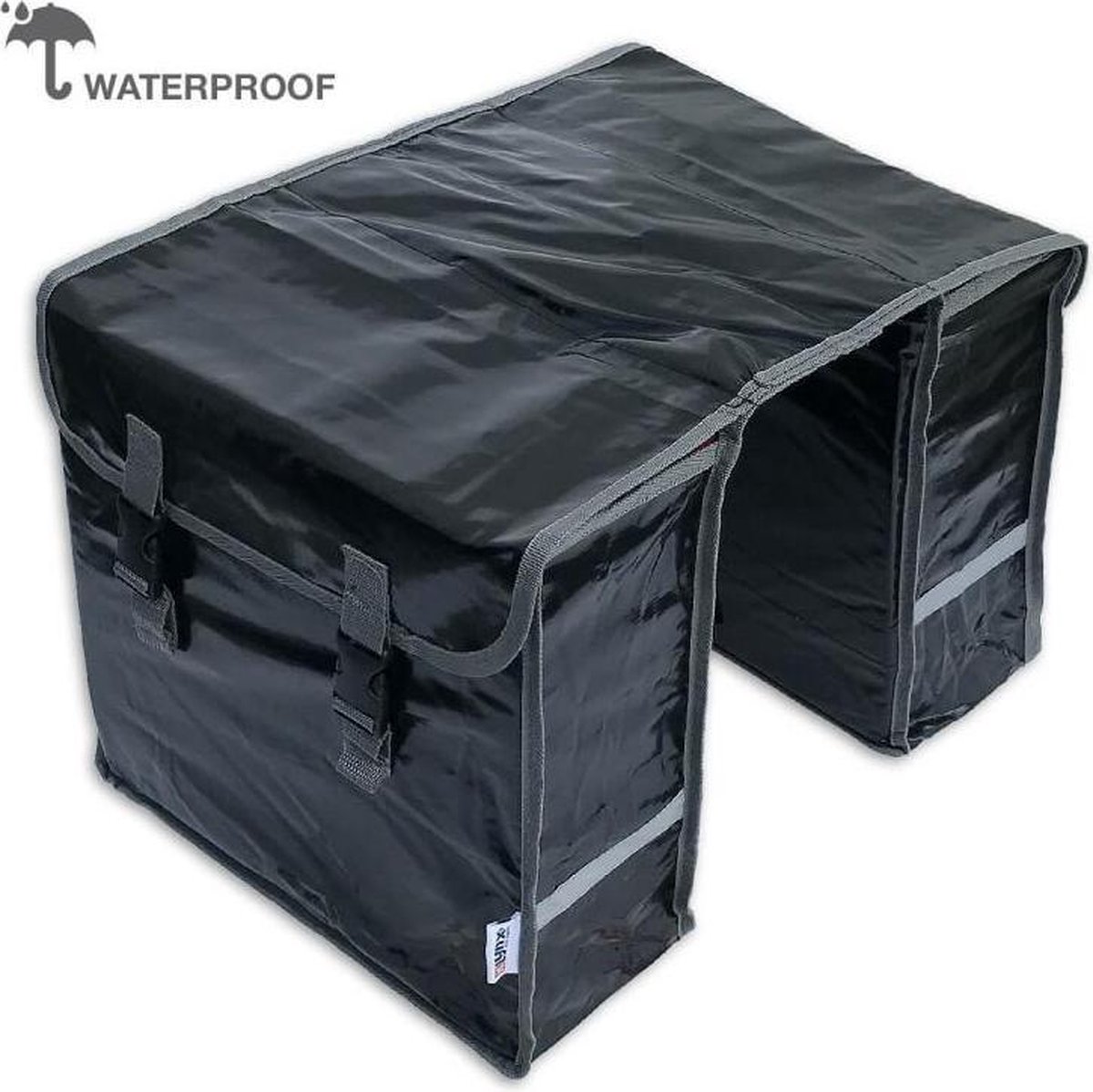 Lynx Dubbele Fietstas Bisonyl 32l/ - Zwart