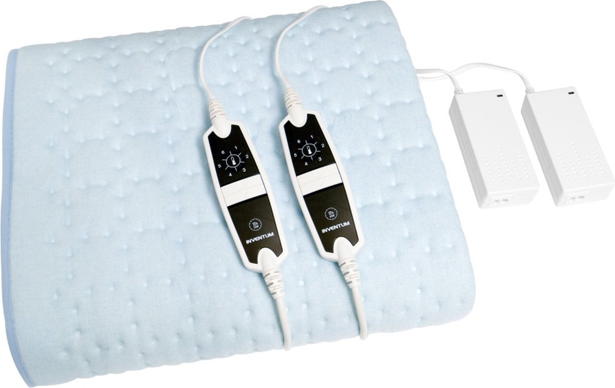 Inventum Elektrische Zwakstroomonderdeken Hnl4212z - 2 Persoons - Blauw