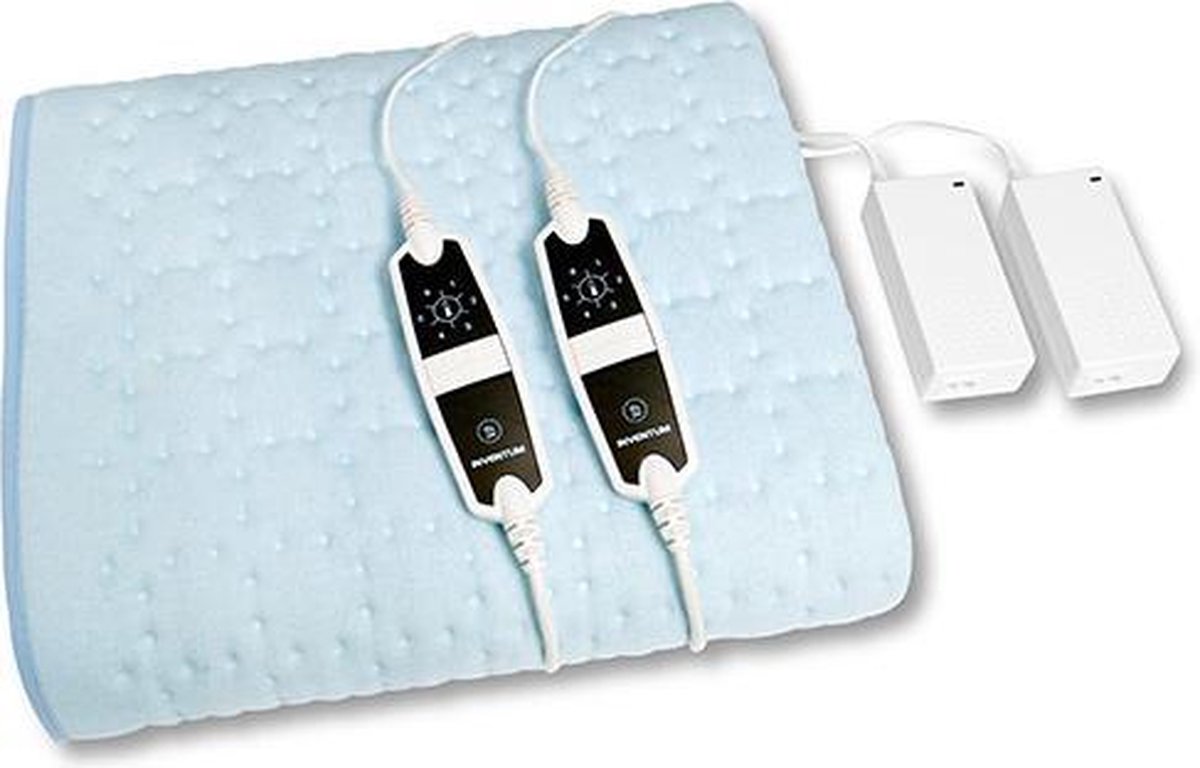 Inventum Elektrische Zwakstroomonderdeken Hnl4212z - 2 Persoons - Blauw