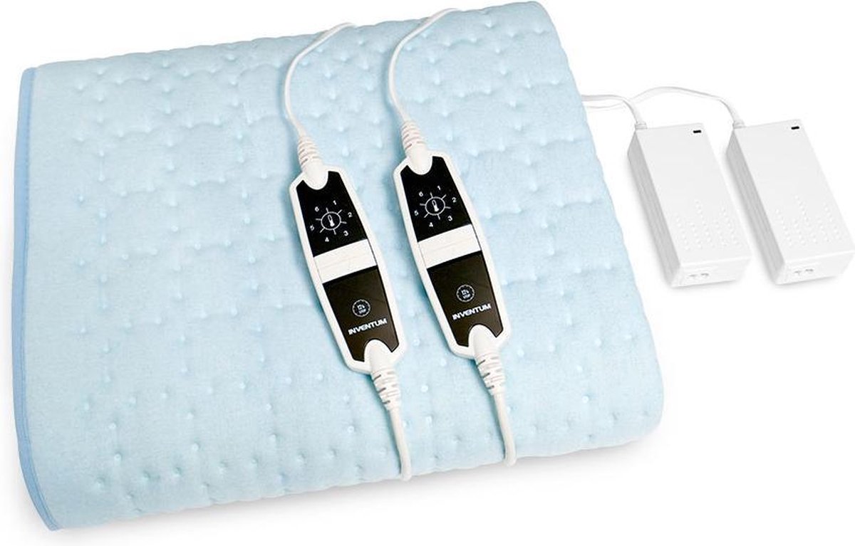 Inventum Elektrische Zwakstroomonderdeken Hnl4212z - 2 Persoons - Blauw