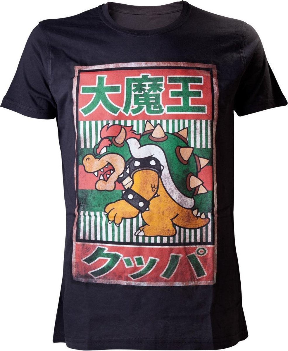 Difuzed Nintendo T-Shirt Bowser Kanji