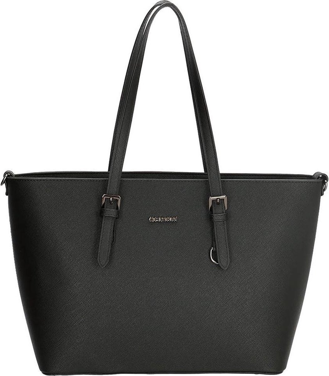 Charm London Birmingham Shopper Large Black - Zwart